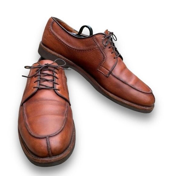 Allen Edmonds Handcrafted Brown Leather Shoes Business Casual Made in USA size 9 - Picture 4 of 15